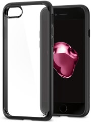 spigen ultra hybrid 2 back cover case for apple iphone 7 8 black photo
