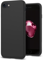 spigen liquid back cover case for apple iphone 7 8 matte black photo