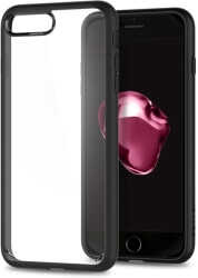 spigen ultra hybrid 2 back cover case for apple iphone 7 8 plus black photo