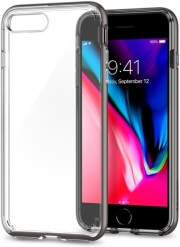 spigen neo hybrid crystal 2 back cover case for iphone 7 plus 8 plus gunmetal photo