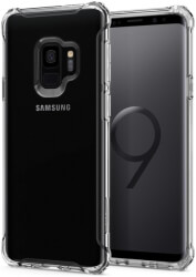 spigen rugged crystal back cover case for samsung galaxy s9 crystal clear photo