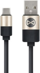 forever modern cable usb to type c black photo