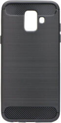forcell carbon back cover case for samsung galaxy a6 black photo