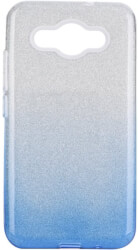 forcell shining back cover case for huawei y3 2018 clear blue photo