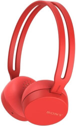 sony wh ch400 wireless bluetooth headset red photo