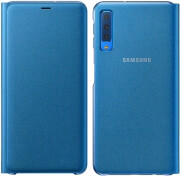 samsung wallet cover ef wa750pl for galaxy a7 2018 blue photo
