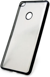 inos ultra slim 03mm tpu back cover case for xiaomi mi max 2 electroplate black photo