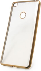 inos tpu ultra slim 03mm back cover case for xiaomi mi max 2 electroplate gold photo