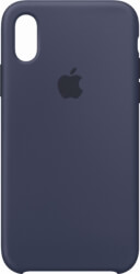apple mrw92zm a iphone xs silicone case midnight blue photo