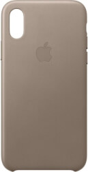apple mrwl2zm a iphone xs leather case taupe photo