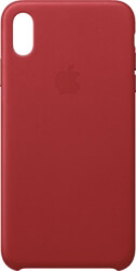 apple mrwq2zm a iphone xs max leather case product red photo