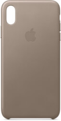apple mrwr2zm a iphone xs max leather case taupe photo