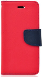 fancy book flip case for huawei honor 7s red navy photo