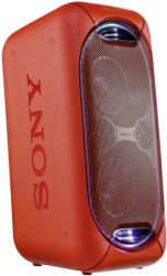 sony gtk xb60r extra bass high power audio system with built in battery red photo