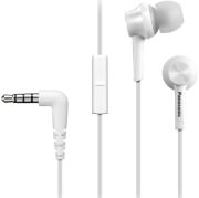 panasonic rp tcm105e w in ear headphones with in line mic white photo