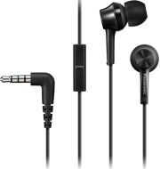 panasonic rp tcm115e k in ear headphones with in line mic black photo