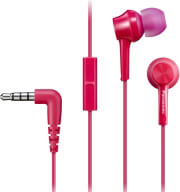 panasonic rp tcm115e pin ear headphones with in line mic pink photo