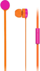maxell color yoyo buds headphones microphone pink orange photo
