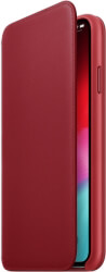apple mrx32 iphone xs max leather folio book case productred photo