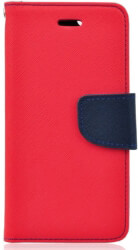 fancy book flip case for xiaomi mi a2 lite red navy photo