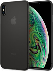 spigen air skin back cover case for apple iphone xs max black photo