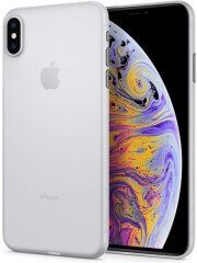spigen air skin back cover case for apple iphone xs max soft clear photo