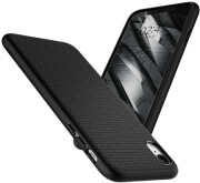 SPIGEN LIQUID AIR BACK COVER CASE FOR APPLE IPHONE XR BLACK