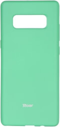 roar colorful jelly back cover case for samsung galaxy note 8 mint photo