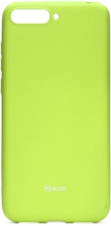 roar colorful jelly back cover case for huawei y6 2018 lime photo