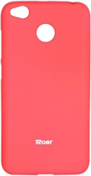 roar colorful jelly back cover case for xiaomi redmi 4x hot pink photo