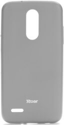 roar colorful jelly back cover case for lg k9 k8 2018 grey photo