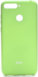 roar colorful jelly back cover case for huawei y6 prime 2018 lime photo