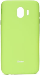 roar colorful jelly back cover case for samsung galaxy j4 2018 lime photo