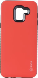 roar rico armor back cover case for samsung galaxy j6 2018 red photo