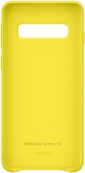 samsung galaxy s10 leather cover ef vg973ly yellow photo