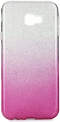 forcell shining back cover case for samsung galaxy j4 j4 plus clear pink photo