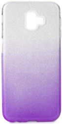 forcell shining back cover case for samsung galaxy j6 j6 plus clear violet photo