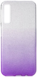 forcell shining back cover case for samsung galaxy a7 2018 a750 clear violet photo