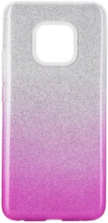 forcell shining back cover case for huawei mate 20 pro clear pink photo