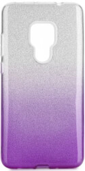 forcell shining back cover case for huawei mate 20 transparent violet photo