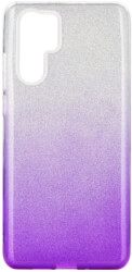forcell shining back cover case for huawei p30 pro transparent violet photo