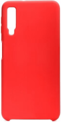 forcell silicone back cover case for samsung galaxy a7 2018 red photo