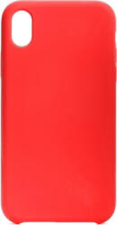forcell silicone back cover case for apple iphone xs max 65 red without hole photo