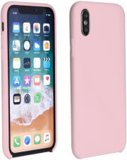 forcell silicone back cover case for apple iphone xs max 65 pink without hole photo