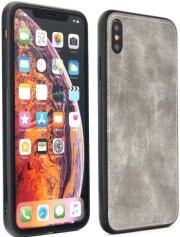forcell denim back cover case for apple iphone x xs grey photo