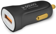 SAVIO SA-05/B CAR QUICK CHARGER 3.0A BLACK