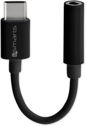 4smarts active adapter usb type c to 35mm audio jack black photo