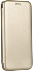 forcell elegance book flip case for samsung galaxy a9 2018 gold photo