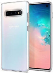 spigen liquid crystal back cover case for samsung galaxy s10 transparent photo