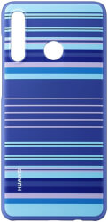 huawei 51993075 polycarbonate cover for p30 lite striped blue photo